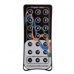 Quick DMX IR Remote Optional remote for 512 Plus
